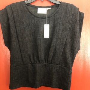 Maeve black new wave s/s top